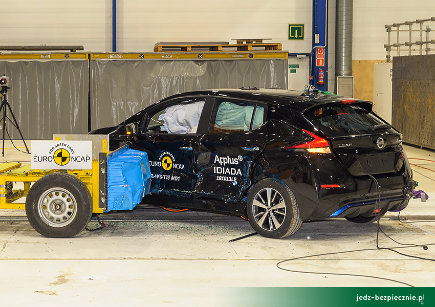TESTY ZDERZENIOWE EURO NCAP | Wyniki testów zderzeniowych Euro NCAP | Nissan LEAF | Kwiecień 2018