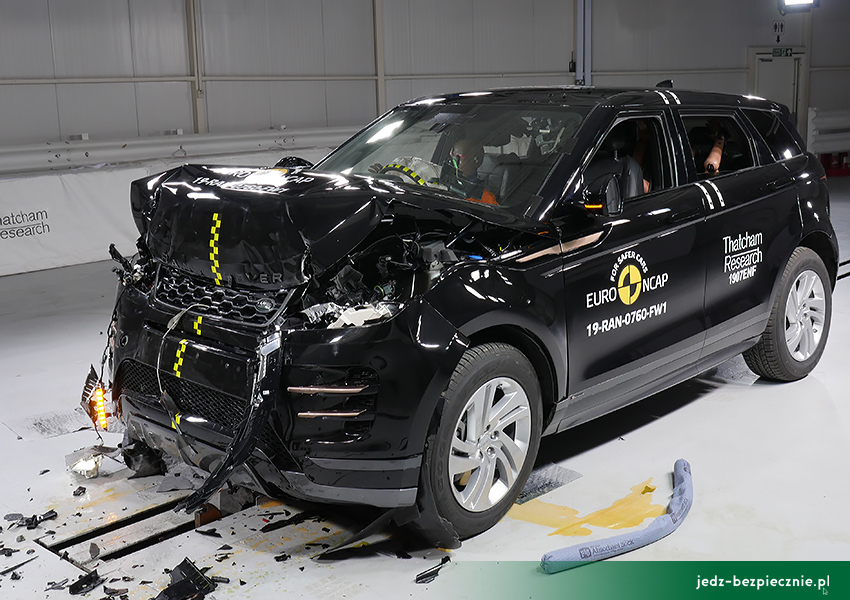 TESTY ZDERZENIOWE EURO NCAP | Wyniki testw zderzeniowych Euro NCAP | Range Rover Evoque | Kwiecie 2019