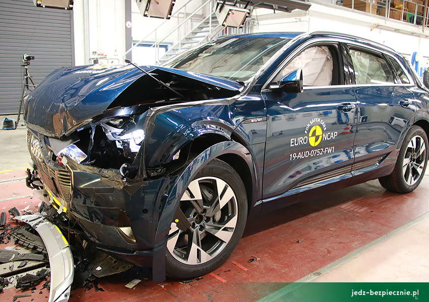 TESTY ZDERZENIOWE EURO NCAP | Wyniki testw zderzeniowych Euro NCAP - Siedem pitek | Audi e-tron | Maj 2019