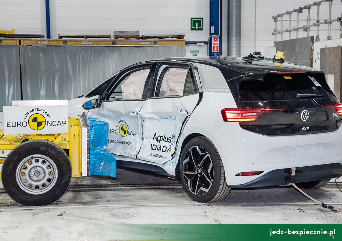 TESTY ZDERZENIOWE EURO NCAP | Volkswagen ID.3 | 2020 | uderzenie w bok