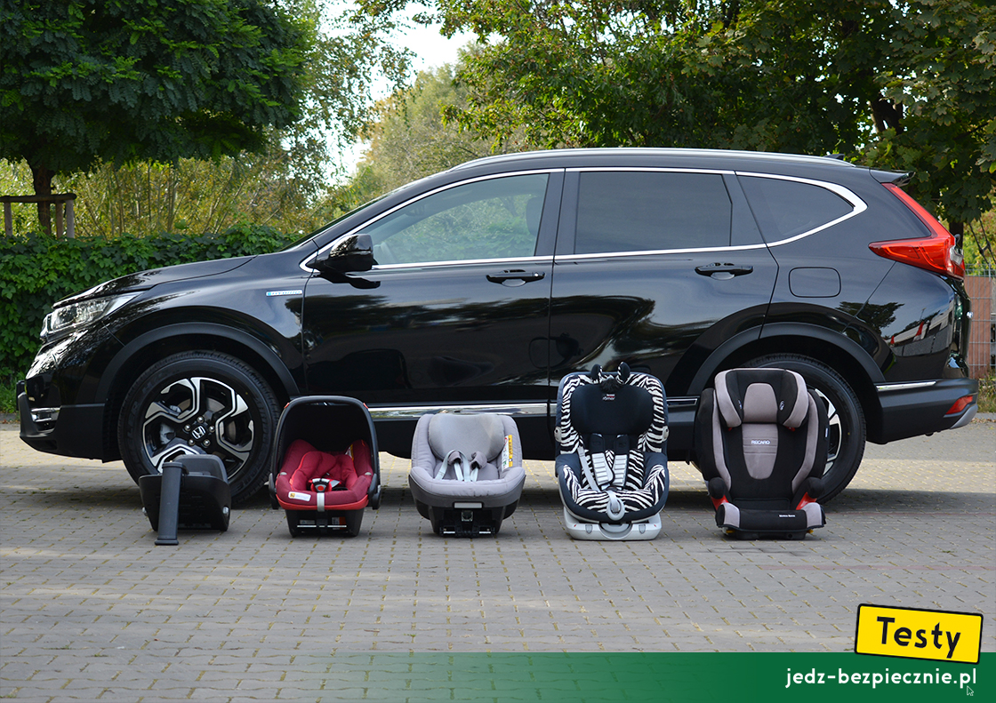 TESTY | Honda CR-V V Hybrid AWD | próby z fotelikami dziecięcymi Maxi-Cosi, Britax-Romer i Recaro