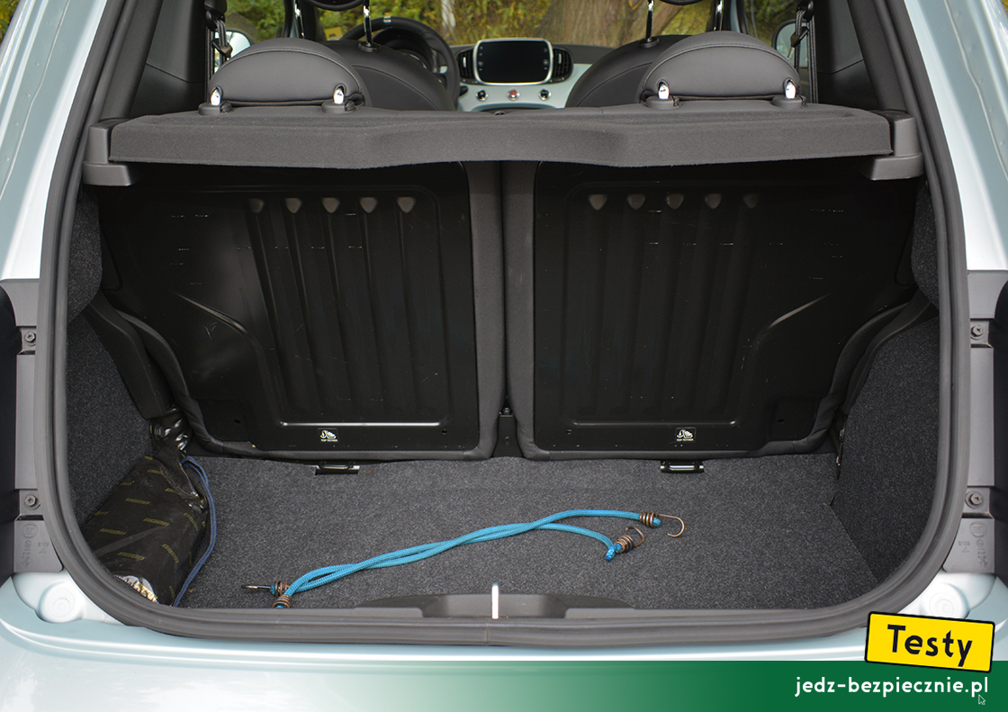 TESTY | Fiat 500 II Hybrid | Plusy i minusy - Brak uchwytów w bagażniku