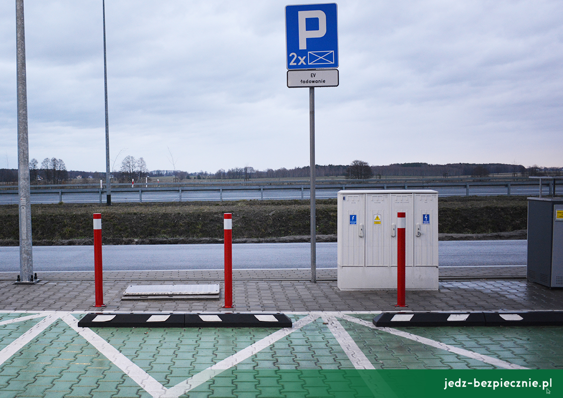 Na tych Miejscach Obsługi Podróżnych powstaną kolejne punkty ładowania pojazdów z napędem elektrycznym