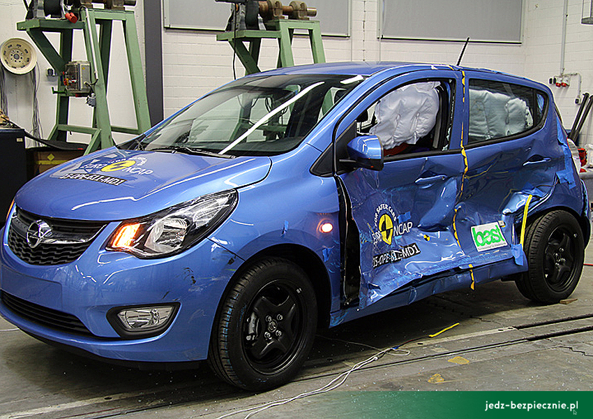 TESTY ZDERZENIOWE EURO NCAP | Opel Karl | 2015
