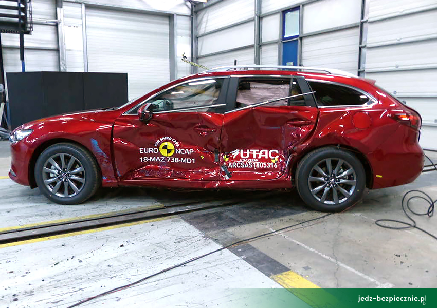 TESTY ZDERZENIOWE EURO NCAP | Wyniki testów zderzeniowych Euro NCAP | Mazda 6 | Październik 2018