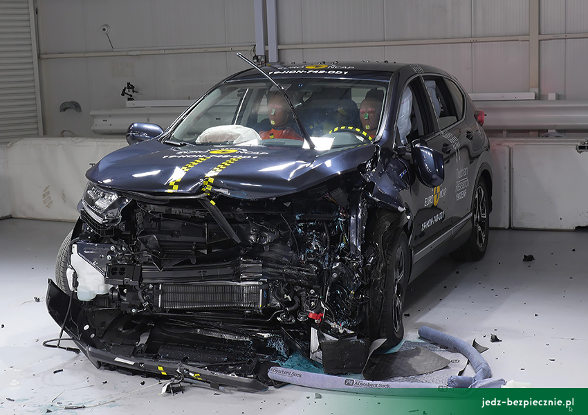 TESTY ZDERZENIOWE EURO NCAP | Wyniki testów zderzeniowych Euro NCAP - Wszystkie modele na piątkę | Honda CR-V | Luty 2019