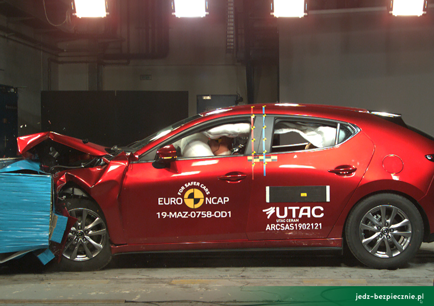 TESTY ZDERZENIOWE EURO NCAP | Mazda3 | Maj 2019