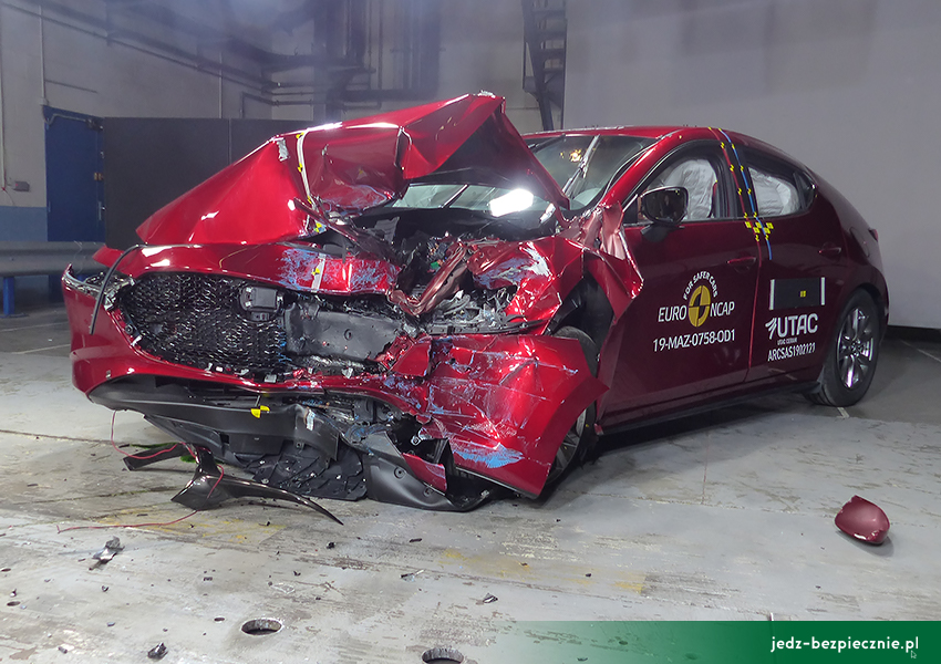 TESTY ZDERZENIOWE EURO NCAP | Wyniki testów zderzeniowych Euro NCAP | Mazda 3 | Maj 2019