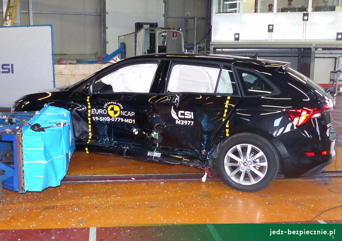 Najnowsze wyniki testów zderzeniowych Euro NCAP - Skoda Scala, Lipiec 2019