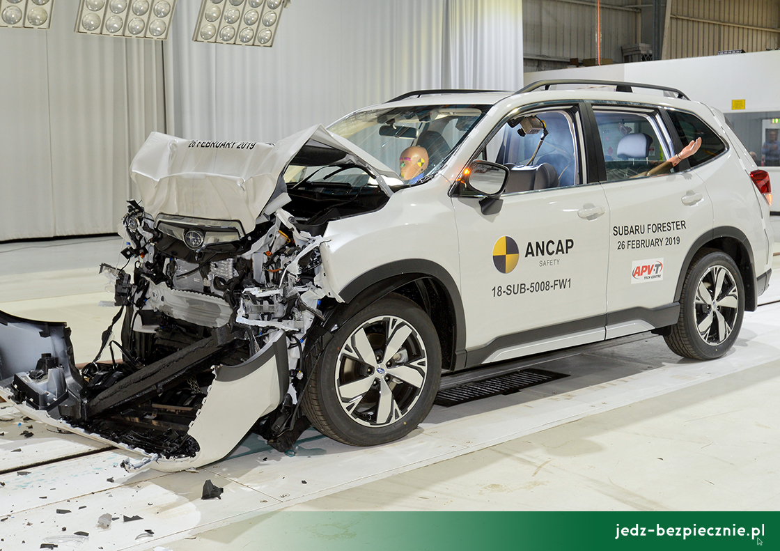Najnowsze wyniki testów zderzeniowych Euro NCAP - Subaru Forester - Grudzień 2019