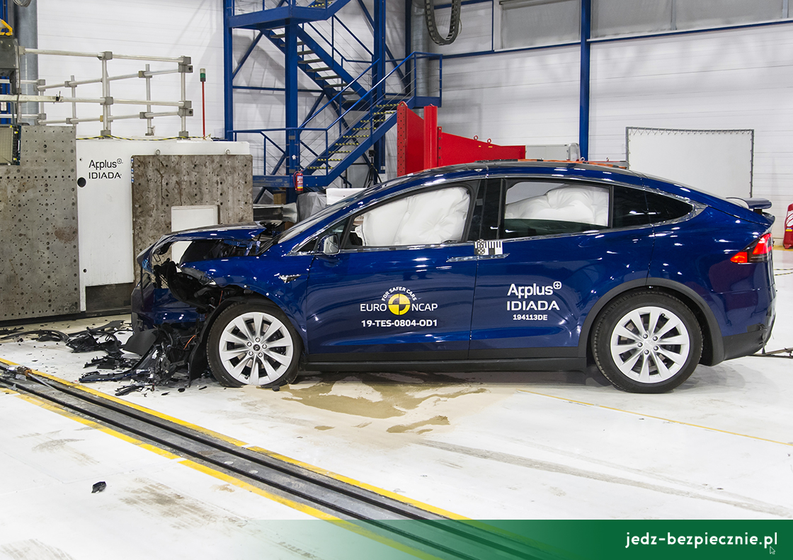 Najnowsze wyniki testów zderzeniowych Euro NCAP - Tesla model X - Grudzień 2019