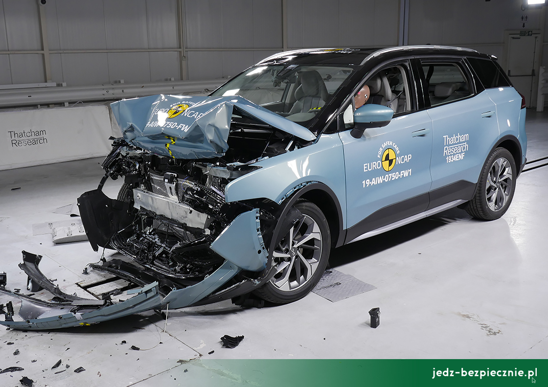 Najnowsze wyniki testów zderzeniowych Euro NCAP - Aiways U5 - Grudzień 2019