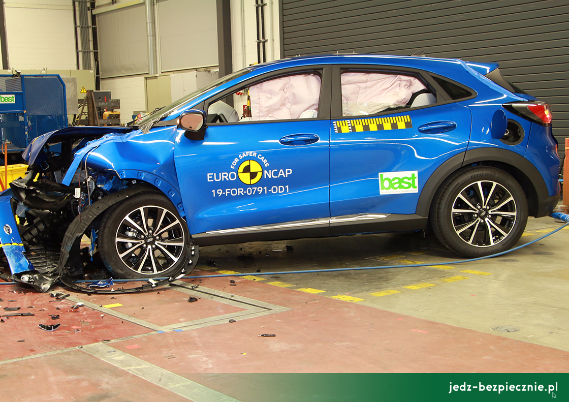 Najnowsze wyniki testów zderzeniowych Euro NCAP - Ford Puma - Grudzień 2019