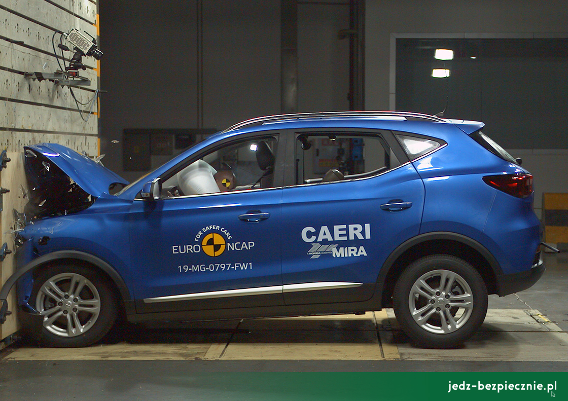 Najnowsze wyniki testów zderzeniowych Euro NCAP - MG ZS EV - Grudzień 2019
