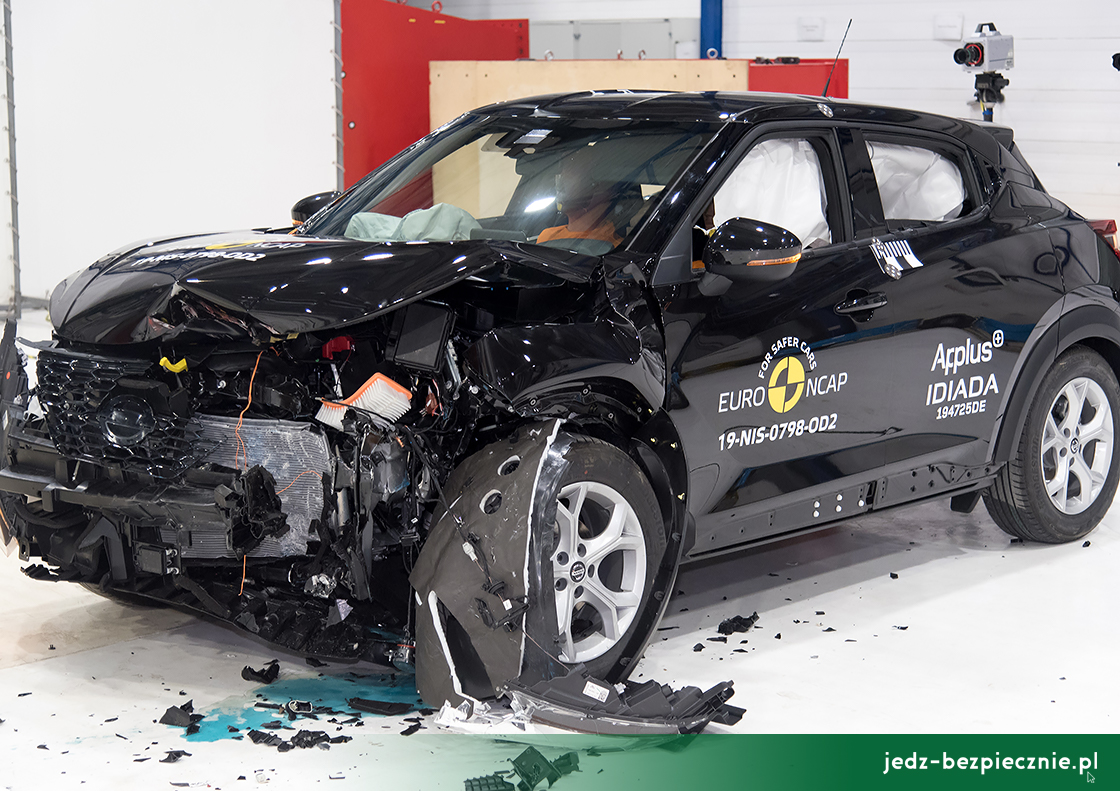 Najnowsze wyniki testów zderzeniowych Euro NCAP - Nissan Juke - Grudzień 2019