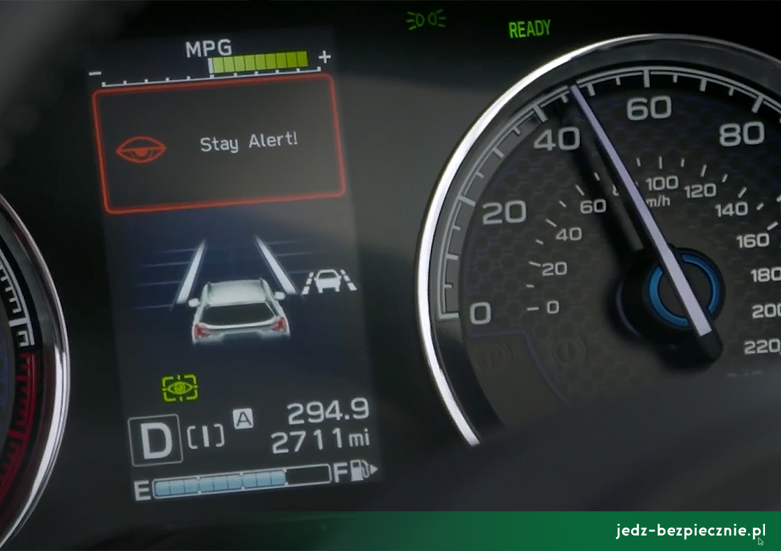 TESTY ZDERZENIOWE EURO NCAP - 2020-21 - Systemy monitorujące zmęczenie kierowcy