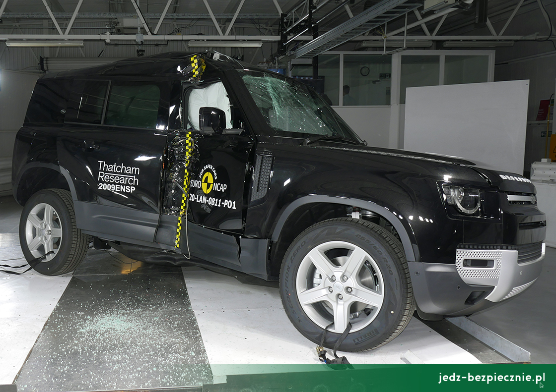 TESTY ZDERZENIOWE EURO NCAP | Land Rover Defender - Grudzień 2020