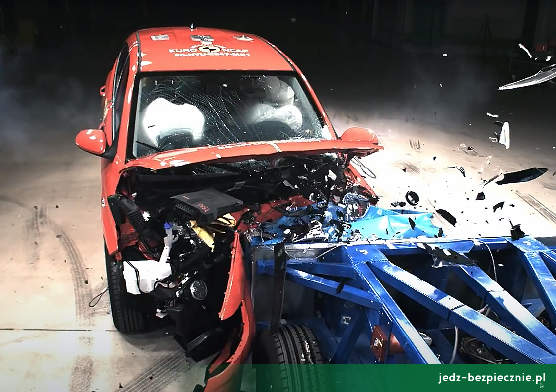 TESTY ZDERZENIOWE EURO NCAP | Hyundai i10 - zderzenie czołowe