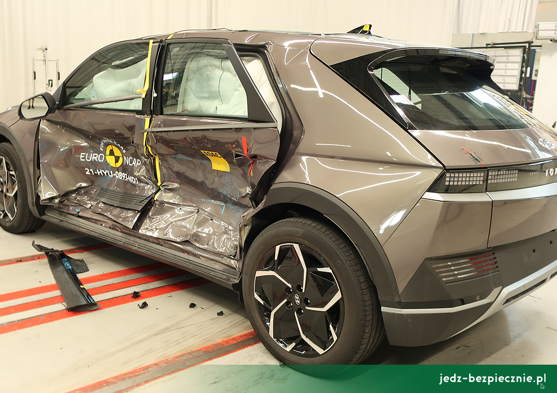 TESTY ZDERZENIOWE EURO NCAP - październik 2021 - Hyundai Ioniq 5