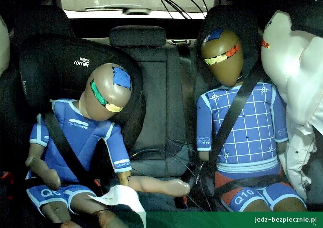 TESTY ZDERZENIOWE EURO NCAP | BMW iX - ocena ochrony dzieci przy uderzeniu w bok samochodu