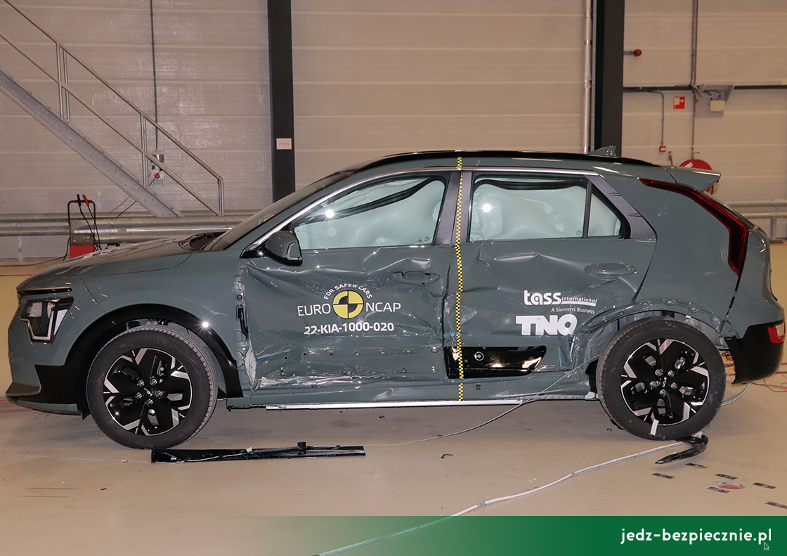 TESTY ZDERZENIOWE EURO NCAP | Kia Niro - uderzenie w bok auta