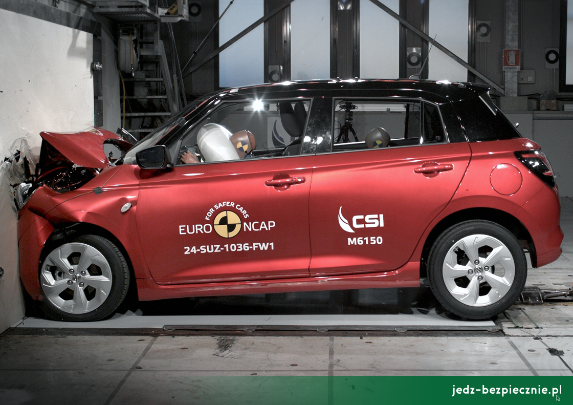 TESTY ZDERZENIOWE EURO NCAP | Suzuki Swift