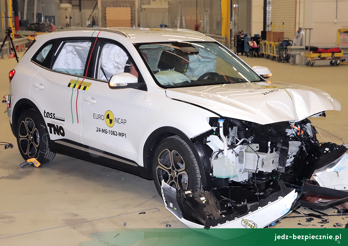 TESTY ZDERZENIOWE EURO NCAP | MG ZS Hybrid