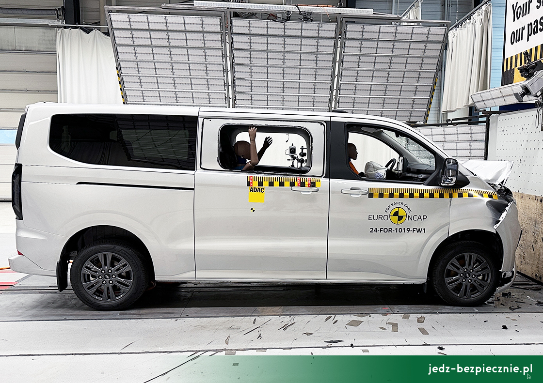 TESTY EURO NCAP | Ford Tourneo Custom i Volkswagen Transporter - maj 2025
