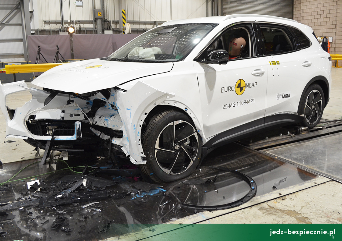 TESTY EURO NCAP | MG S5 EV - maj 2025