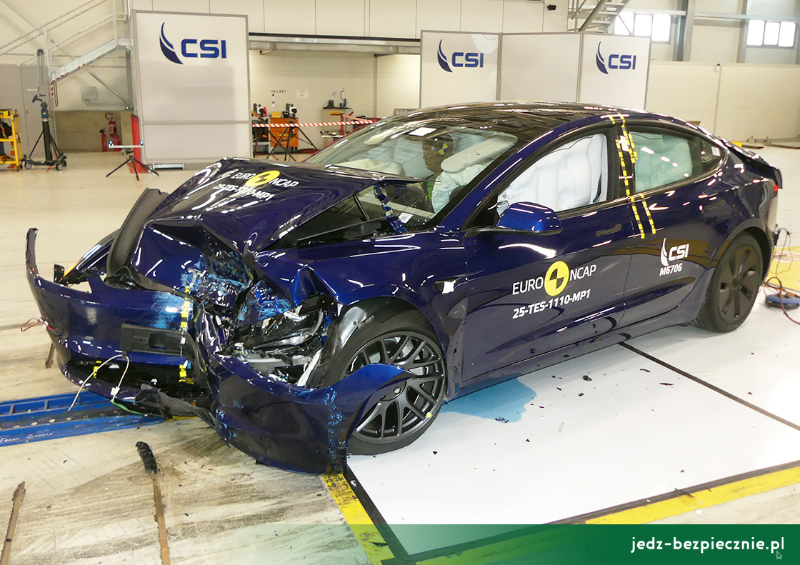 TESTY EURO NCAP | Tesla model 3 - maj 2025