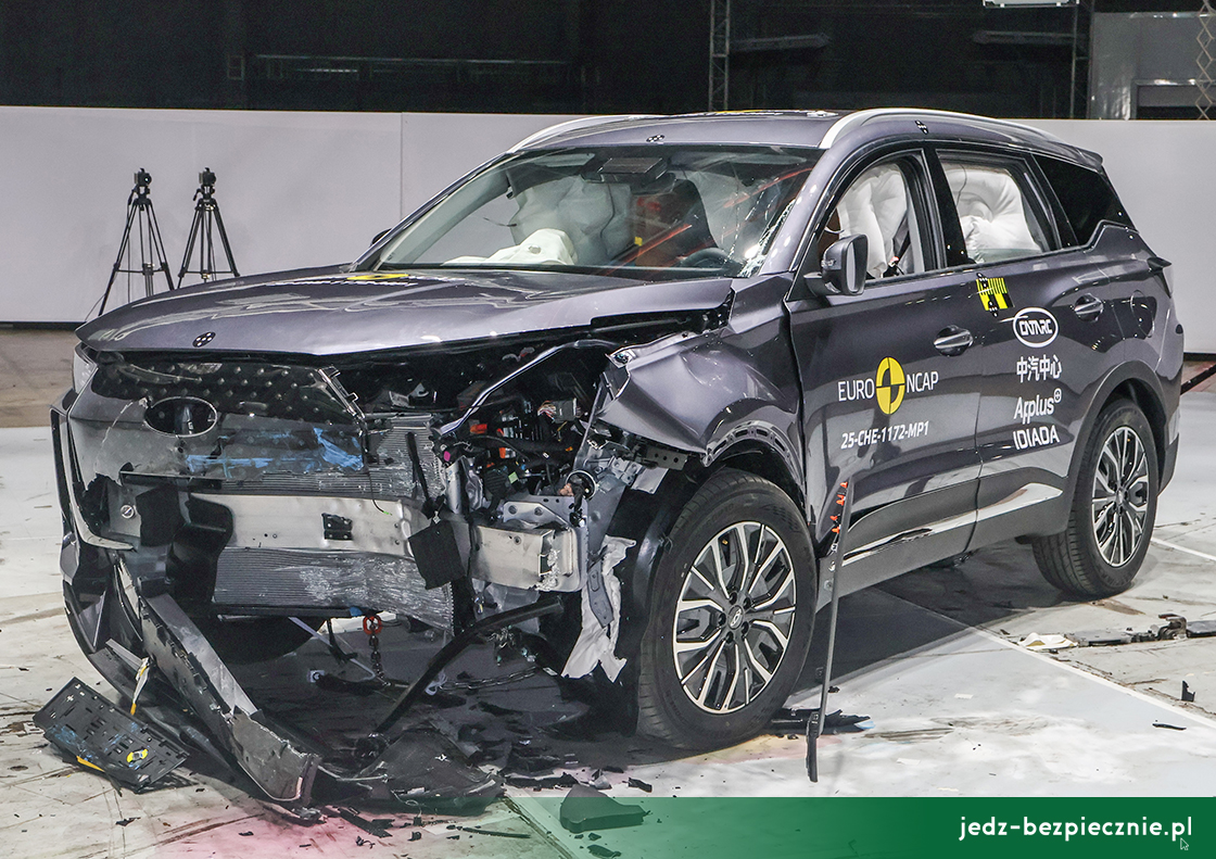 TESTY EURO NCAP | Chery TIGGO 7 - lipiec 2025