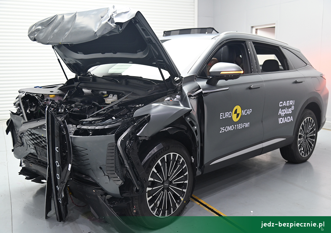 TESTY EURO NCAP | Omoda 9 - lipiec 2025