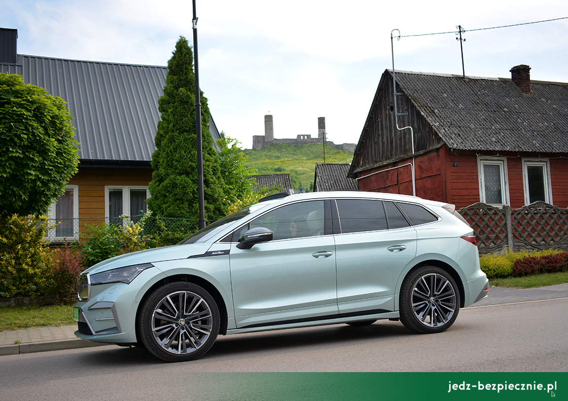 KARTKA Z PODRÓŹY | Chęciny, podróż elektrykiem Skoda Enyaq