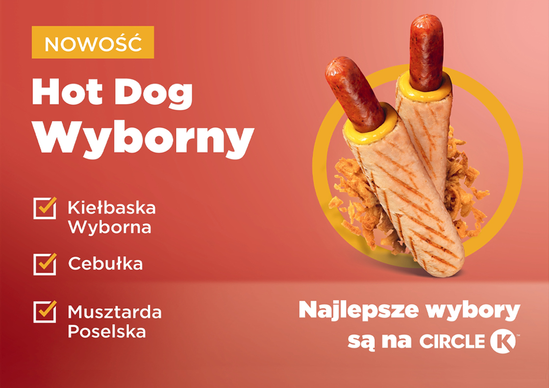 Materiał Partnera | Hot Dog Wyborny i nowe smaki na stacjach Circle K