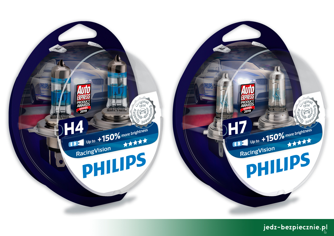 PORADY - Żarówki halogenowe Philips RacingVision H4 i H7