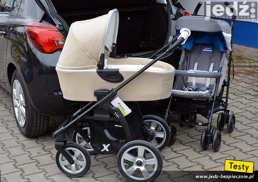 TESTY | Opel Corsa E - wózki dziecięce w bagażniku