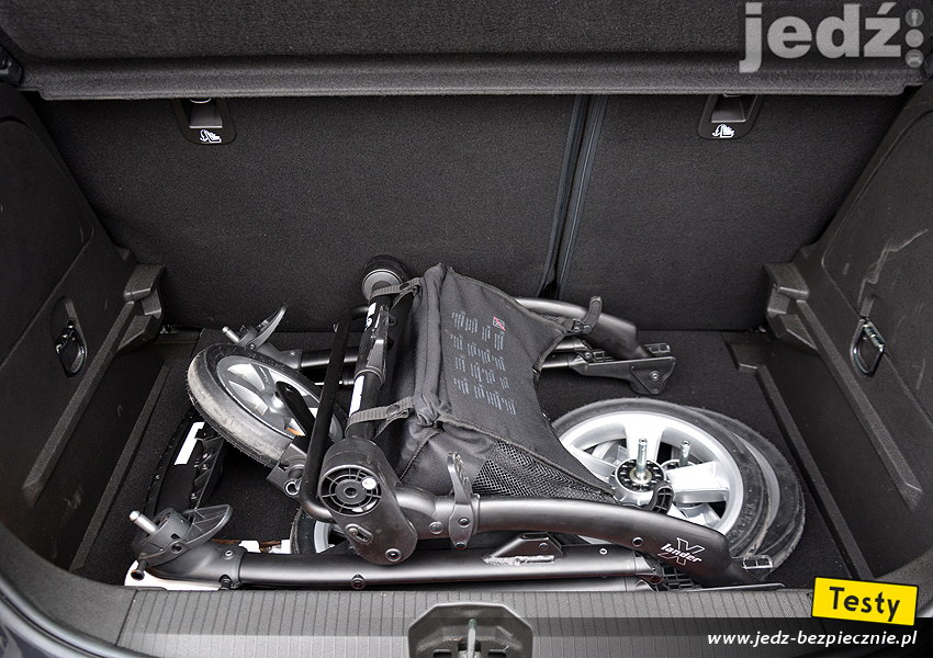 TESTY | Opel Corsa E - wózek dziecięcy w bagażniku, podwozie i gondola
