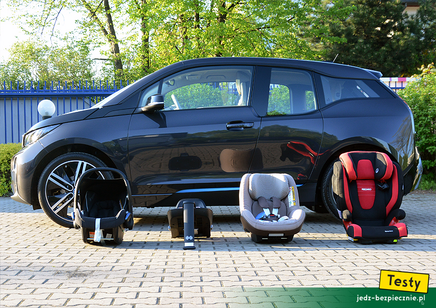 TESTY | BMW i3 | Foteliki i wózki - próby z fotelikami dziecięcycmi Maxi-Cosi i Recaro