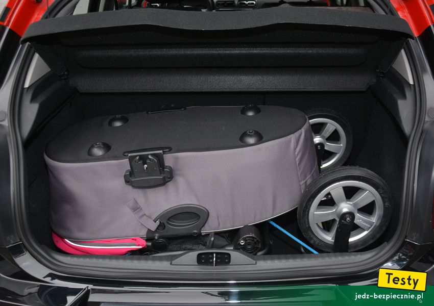 TESTY | Citroen C3 III - próba z pakowaniem do bagażnika wózka dziecięcego z gondolą