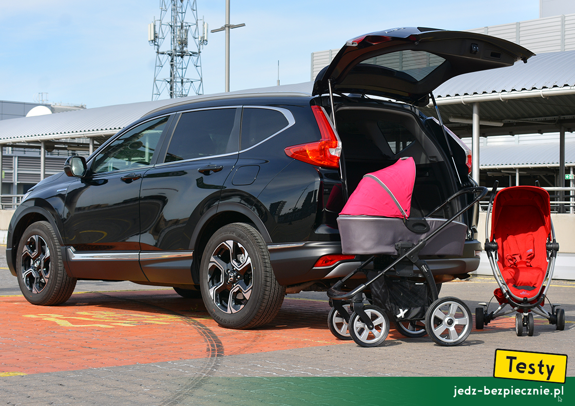 TESTY | Honda CR-V V Hybrid AWD | próby z wózkami dziecięcymi X-lander i Quinny