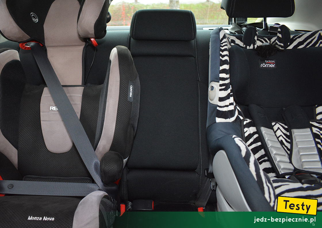 Testy - Mazda 6 III faceliting 2 sedan - dziecko bez fotelika na środkowym miejscu kanapy