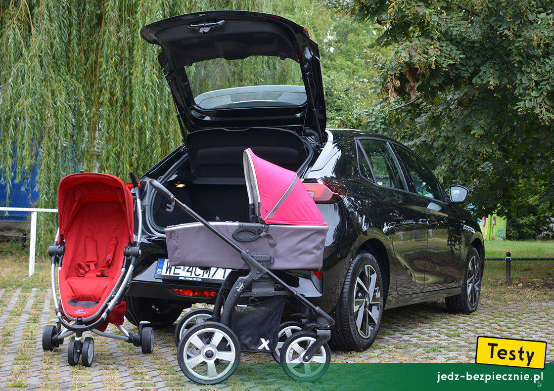 Testy - Opel Corsa F Hybrid - próby z montażem fotelików samochodowych dla dzieci, pas bezpieczeństwa, Isofix, i-size, top-tether, tyłem, przodem, do kierunku jazdy