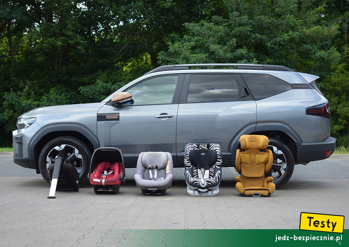 TESTY | Dacia Bigster 4x4 mild hybrid | próby z montażem fotelików samochodowych dla dzieci