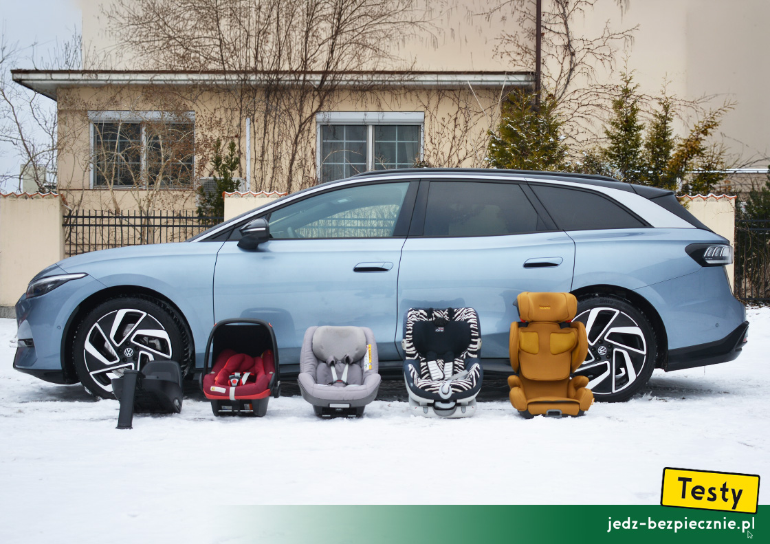 TESTY | Volkswagen ID.7 | próby z montażem fotelików samochodowych dla dzieci