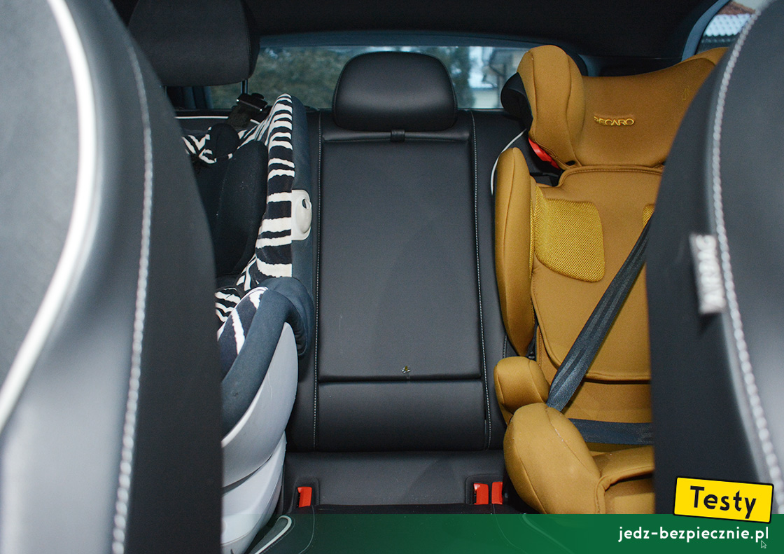 TESTY | Volkswagen ID.7 | dziecko bez fotelika na środkowym miejscu kanapy