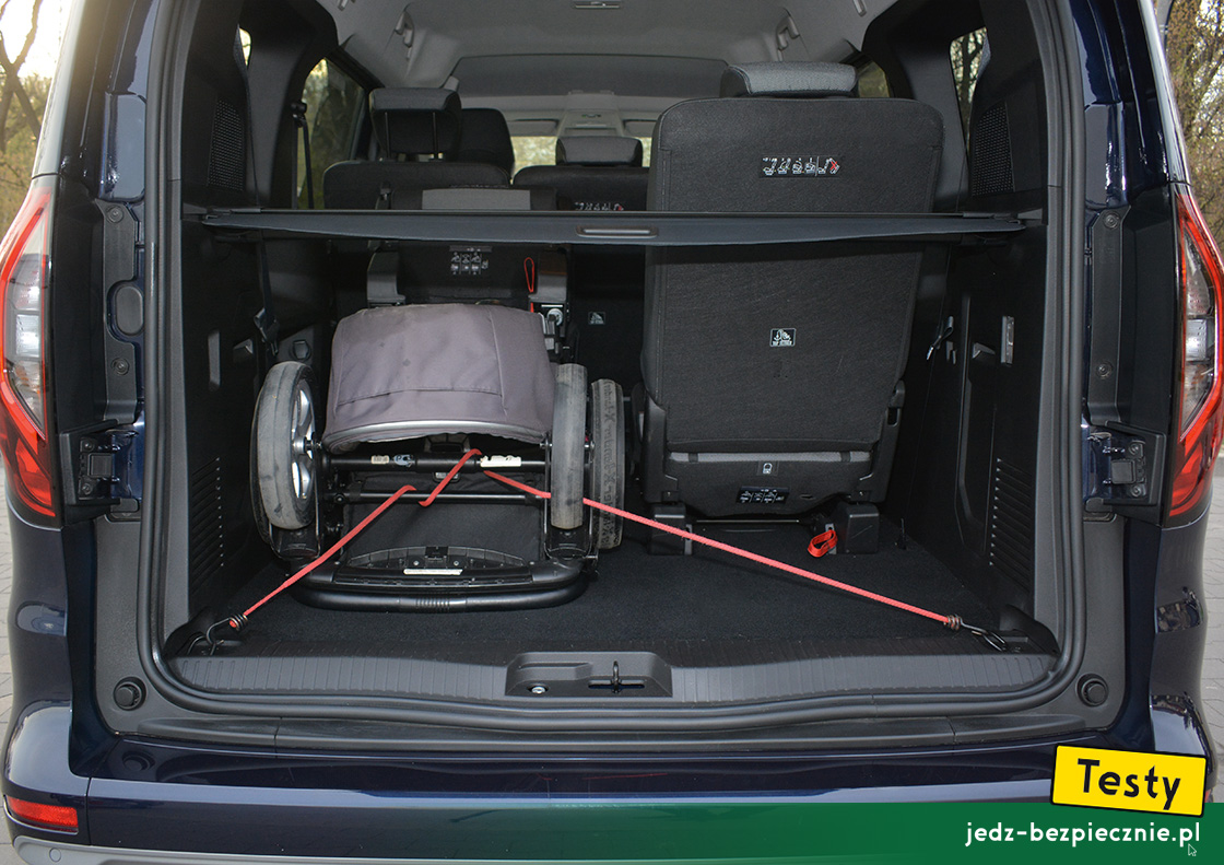 TESTY | Renault Grand Kangoo | próba spakowania do bagażnika dwuczęściowego wózka dziecięcego, X-lander