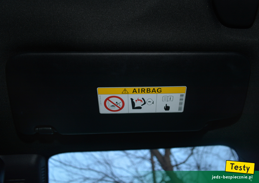 TESTY | Mercedes GLC - ostrzeżenie airbag