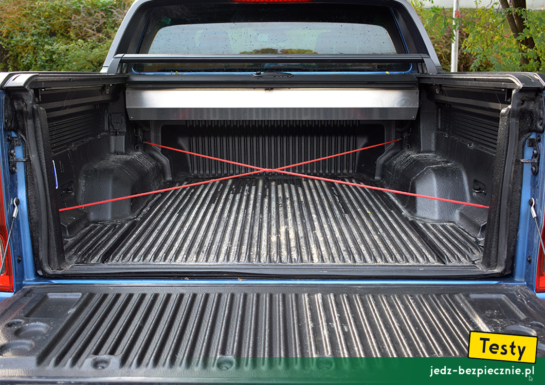TESTY | Ford Ranger Raptor | Wyposażenie samochodu - system mocowania ładunku na skrzyni pickupa