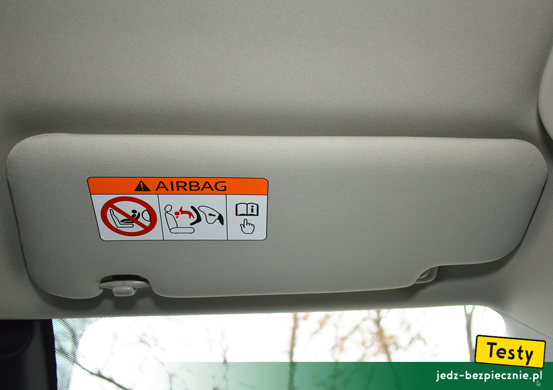 Testy - Mazda 6 III faceliting 2 sedan - ostrzeżenie, aktywna poduszka, fotelik tyłem do kierunku jazdy