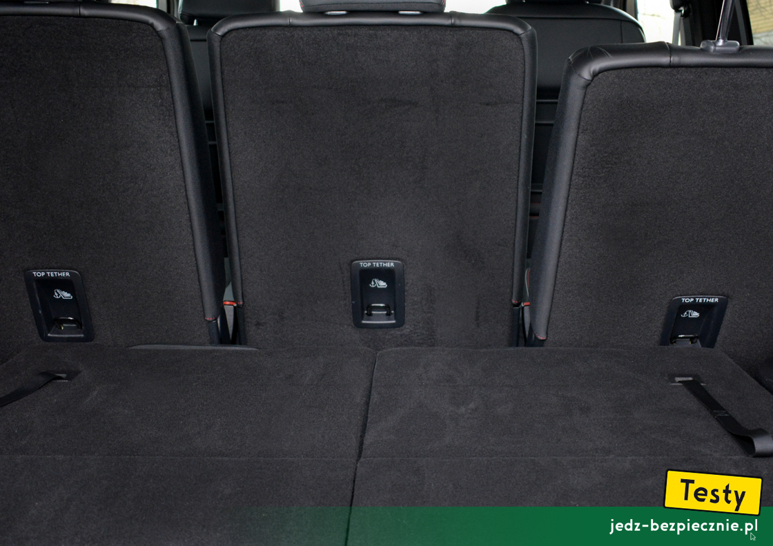 Testy - Ford S-Max hybrid - top-tether, mocowanie wybranych modeli fotelików samochodowych dla dzieci